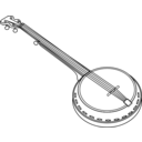 download Banjo 1 clipart image with 0 hue color
