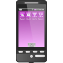 download Android Phone clipart image with 90 hue color
