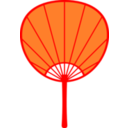 download Uchiwa clipart image with 0 hue color