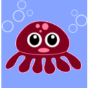 download Funny Octopus clipart image with 45 hue color
