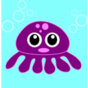 download Funny Octopus clipart image with 0 hue color