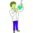 download Woman Chemist clipart image with 45 hue color