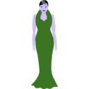 download Dressy In Blue clipart image with 225 hue color