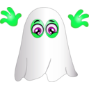 download Ghost Smiley Emoticon clipart image with 90 hue color