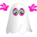 download Ghost Smiley Emoticon clipart image with 270 hue color