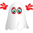 download Ghost Smiley Emoticon clipart image with 315 hue color