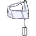 download Hand Mixer clipart image with 180 hue color