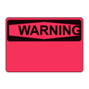 download Warning Blank Orange clipart image with 315 hue color