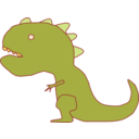 download Dinosaur Dinosaurio clipart image with 0 hue color