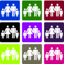 download Famille clipart image with 225 hue color