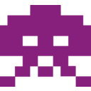 download Space Invaders clipart image with 90 hue color