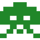 download Space Invaders clipart image with 270 hue color