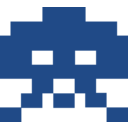 download Space Invaders clipart image with 0 hue color