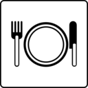 download Hotel Icon Has Restaurant clipart image with 45 hue color
