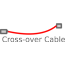 download Cross Over Cable Labelled clipart image with 0 hue color