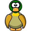 download Cartoon Duck clipart image with 0 hue color