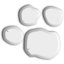 download Footprint 2 clipart image with 270 hue color
