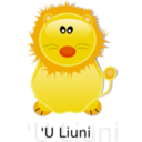 download My Lion clipart image with 0 hue color