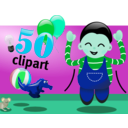 download Celebration clipart image with 135 hue color