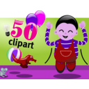 download Celebration clipart image with 270 hue color
