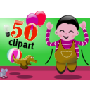 download Celebration clipart image with 315 hue color