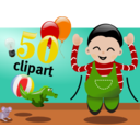 download Celebration clipart image with 0 hue color