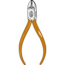 download Diagonal Cutting Pliers clipart image with 45 hue color