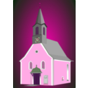 download Village Church2 clipart image with 270 hue color