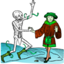 download Dance Macabre 6 clipart image with 90 hue color