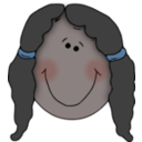 download Girlface 2 clipart image with 0 hue color