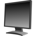 download Lcd Monitor clipart image with 0 hue color