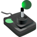 download Joystick Black Red Petri 01 clipart image with 135 hue color