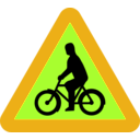 download Bicycles Roadsign clipart image with 45 hue color