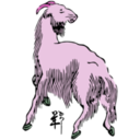 download Sheep clipart image with 270 hue color