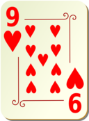 Ornamental Deck 9 Of Hearts