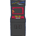 download Asteroids Arcade Game clipart image with 0 hue color