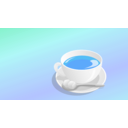 download Teacup clipart image with 180 hue color