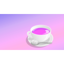 download Teacup clipart image with 270 hue color