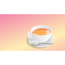 download Teacup clipart image with 0 hue color