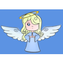 download Angel clipart image with 0 hue color