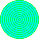 download 48 Circle Solar Target clipart image with 135 hue color