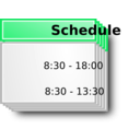 download Schedule clipart image with 90 hue color