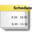 download Schedule clipart image with 0 hue color