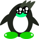 download Penguin Remasterd H D clipart image with 90 hue color