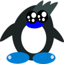 download Penguin Remasterd H D clipart image with 180 hue color
