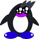 download Penguin Remasterd H D clipart image with 225 hue color