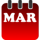 download March clipart image with 0 hue color