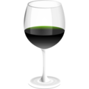 download Red Wine Glass clipart image with 90 hue color