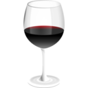 download Red Wine Glass clipart image with 0 hue color