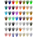 download Ballons clipart image with 0 hue color